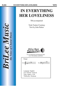 In Everything Her Loveliness TB choral sheet music cover Thumbnail